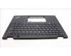 Lenovo 5M11L64289 C-Cover with keyboard, Turkish, Black, Backlight, WWAN, UK