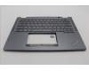 Lenovo 5M11L64332 C-Cover with keyboard, Greek, Grey, Backlight, US