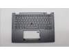 Lenovo 5M11L64585 C-Cover with keyboard, Spanish, Grey, Backlight, UK