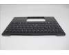 Lenovo 5M11L83192 C-Cover with keyboard, Belgian, Black/Arctic Grey, WWAN, UK