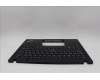 Lenovo 5M11L85795 C-Cover with keyboard, Slovenian, Black, UK
