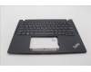 Lenovo 5M11L85862 C-Cover with keyboard, Arabic, Black, Backlight, US