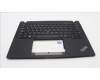 Lenovo 5M11L85991 C-Cover with keyboard, Spanish LA, Black, Backlight, UK
