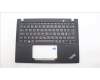 Lenovo 5M11L86010 C-Cover with keyboard, Nordic, Black, Backlight, UK