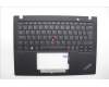 Lenovo 5M11L86016 C-Cover with keyboard, Portuguese, Black, Backlight, UK