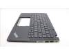 Lenovo 5M11L86058 C-Cover with keyboard, Thai, Black, Backlight, US