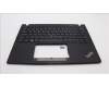 Lenovo 5M11L86237 C-Cover with keyboard, Norwegian, Black, Backlight, WWAN, UK