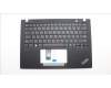 Lenovo 5M11L92804 C-Cover with keyboard, Arabic, Black, Backlight, US
