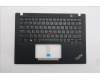 Lenovo 5M11L92858 C-Cover with keyboard, Hebrew, Black, Backlight, US