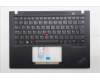 Lenovo 5M11L92890 C-Cover with keyboard, Norwegian, Black, Backlight, UK