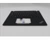 Lenovo 5M11L92921 C-Cover with keyboard, Switzerland, Black, Backlight, UK