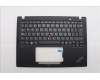 Lenovo 5M11M03001 C-Cover with keyboard, Spanish, Black, UK