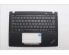 Lenovo 5M11M03007 C-Cover with keyboard, Switzerland, Black, UK