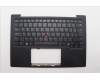 Lenovo 5M11N61086 C-Cover with keyboard, Czech Slovakian, Deep Black, FingerPrint Reader, WLAN, UK