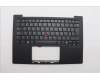 Lenovo 5M11N61182 C-Cover with keyboard,Spanish,Deep Black,FingerPrint Reader,WWAN