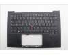 Lenovo 5M11N61209 C-Cover with keyboard, Italian, Deep Black, FingerPrint Reader, WWAN, UK