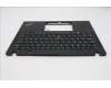 Lenovo 5M11N89404 C-Cover with keyboard, Danish, Black, Backlight, UK