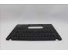 Lenovo 5M11N89456 C-Cover with keyboard, Nordic, Black, Backlight, UK