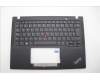 Lenovo 5M11N89468 C-Cover with keyboard, Spanish, Black, Backlight, UK