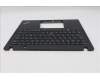 Lenovo 5M11N89517 C-Cover with keyboard, Danish, Black, Backlight, WWAN, UK