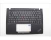 Lenovo 5M11N89524 C-Cover with keyboard, Estonian, Black, Backlight, WWAN, UK