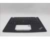 Lenovo 5M11N89524 C-Cover with keyboard, Estonian, Black, Backlight, WWAN, UK