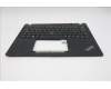 Lenovo 5M11N89586 C-Cover with keyboard, Switzerland, Black, Backlight, WWAN, UK