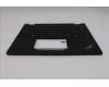 Lenovo 5M11N89868 C-Cover with keyboard, German, Black, Backlight, UK