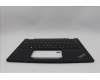 Lenovo 5M11N89878 C-Cover with keyboard, Hungarian, Black, Backlight, UK