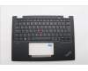Lenovo 5M11N93159 C-Cover with keyboard, Estonian, Black, Backlight, WWAN, UK