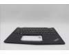 Lenovo 5M11N93210 C-Cover with keyboard, Russian, Black, Backlight, WWAN, US