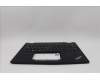 Lenovo 5M11N93231 C-Cover with keyboard, Turkish, Black, Backlight, WWAN, UK