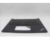 Lenovo 5M11N93266 C-Cover with keyboard, Spanish, Black, UK