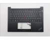 Lenovo 5M11N93268 C-Cover with keyboard, French, Black, US