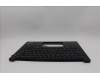 Lenovo 5M11N93310 C-Cover with keyboard, Slovenian, Black, UK
