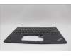 Lenovo 5M11N94161 C-Cover with keyboard, Arabic, Black, Backlight, US