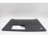 Lenovo 5M11N96526 C-Cover with keyboard, Arabic, Black, US