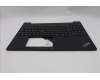 Lenovo 5M11N96537 C-Cover with keyboard, French, Black, US