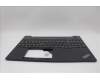 Lenovo 5M11N96538 C-Cover with keyboard, French, Black, US