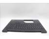 Lenovo 5M11N96547 C-Cover with keyboard, Hungarian, Black, UK