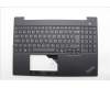 Lenovo 5M11N96559 C-Cover with keyboard, Portuguese, Black, UK