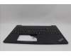 Lenovo 5M11N96574 C-Cover with keyboard, Nordic, Black, UK