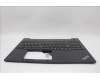 Lenovo 5M11N96627 C-Cover with keyboard, Arabic, Black, Backlight, US