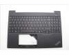 Lenovo 5M11N99128 C-Cover with keyboard, French, Black, Backlight, US
