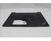 Lenovo 5M11N99157 C-Cover with keyboard, Italian, Black, Backlight, UK