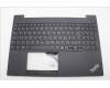 Lenovo 5M11N99159 C-Cover with keyboard, Italian, Black, Backlight, UK