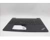 Lenovo 5M11N99165 C-Cover with keyboard, Norwegian, Black, Backlight, UK