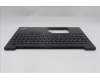 Lenovo 5M11N99285 C-Cover with keyboard, Ukraine, Black, Backlight, US