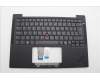 Lenovo 5M11N99345 C-Cover with keyboard, Czech Slovakian, Black, Backlight, UK