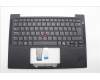 Lenovo 5M11N99353 C-Cover with keyboard, Danish, Black, Backlight, UK
